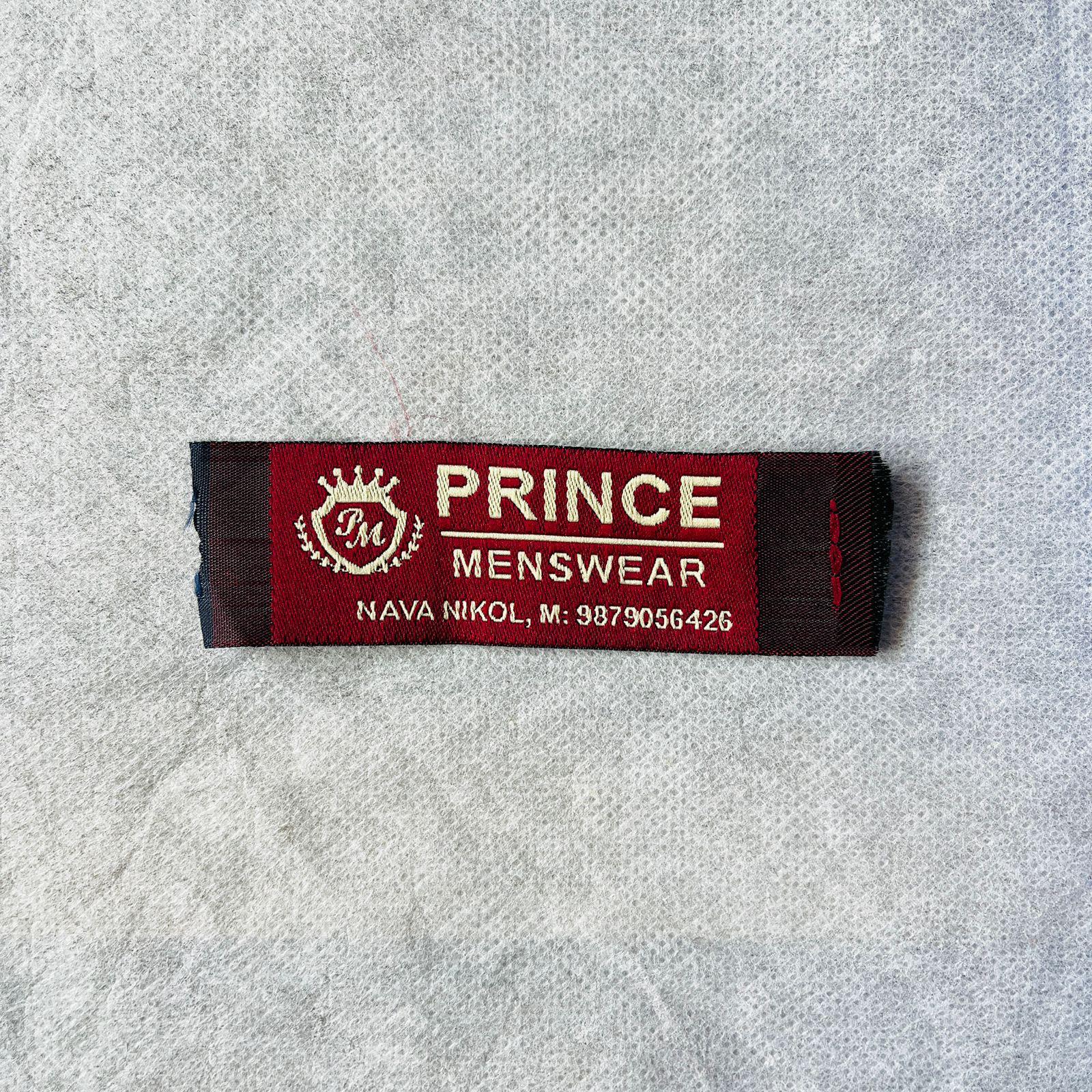 Custom woven brand label sample by Labelwala — example 30
