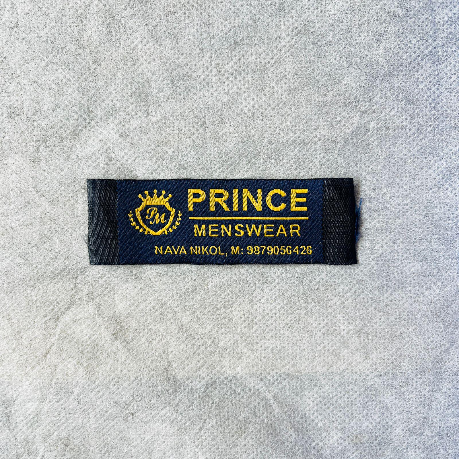 Custom woven brand label sample by Labelwala — example 31