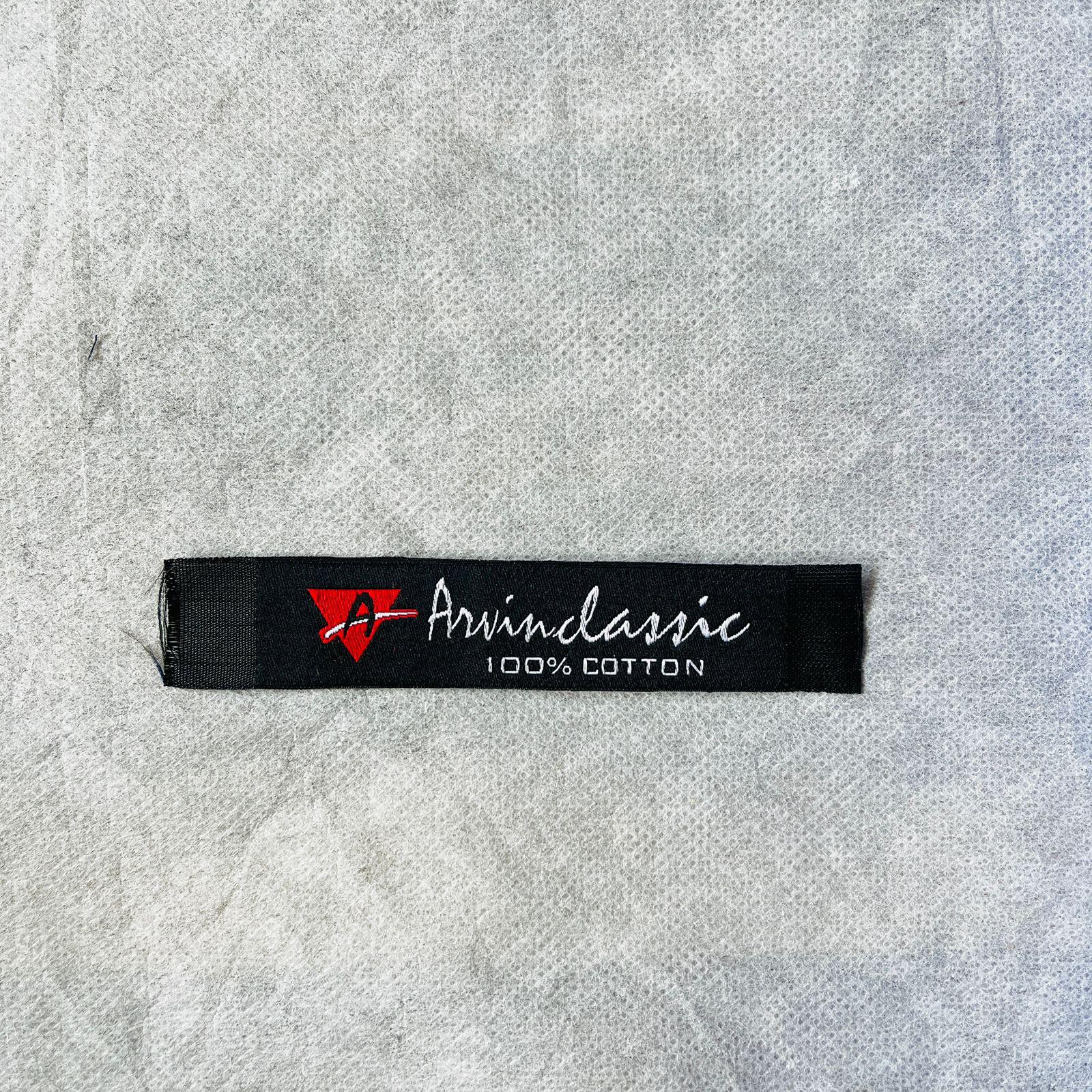 Custom woven brand label sample by Labelwala — example 40