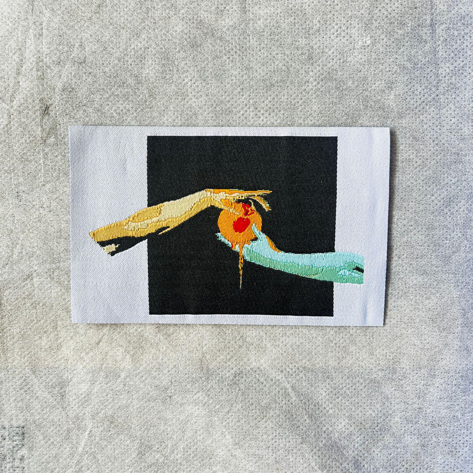 Custom woven brand label sample by Labelwala — example 47