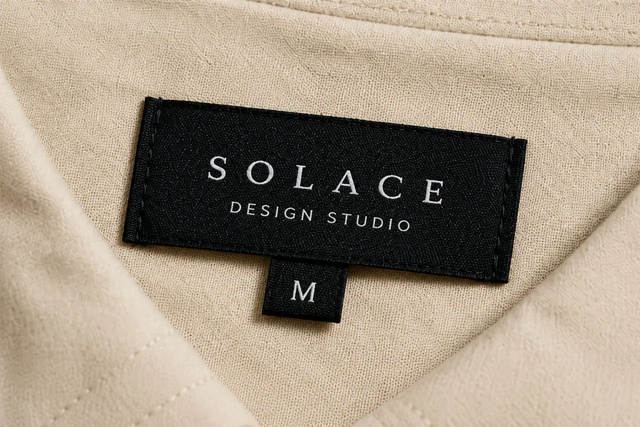 Premium garment woven label